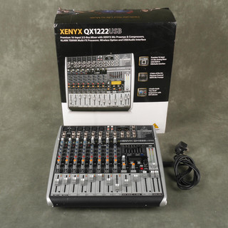 Behringer Xenyx QX1222 Mixer w/Box & PSU - 2nd Hand Behringer Xenyx QX1222 Mixer w/Box & PSU - 2nd Hand