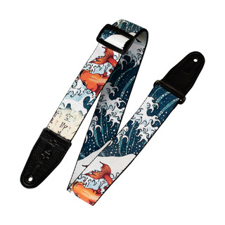 Levy's Eastern Harmony Series Guitar Strap - Koi Fish Levy's Eastern Harmony Series Guitar Strap - Koi Fish