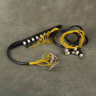 XLR 4x4 Loom 2m with 1U Rack Plate & Balanced Jacks - 2nd Hand