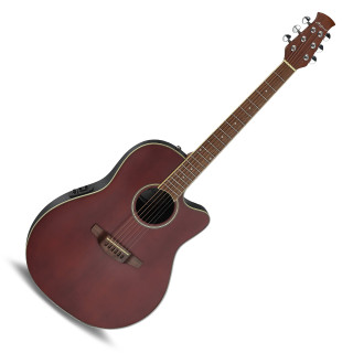 Ovation Applause E-Acoustic AB24II CS Mid Cutaway - Ruby Red Satin