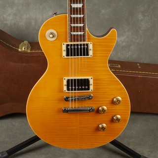 Burny RLG55 Electric Guitar - Amber w/Hard Case - 2nd Hand