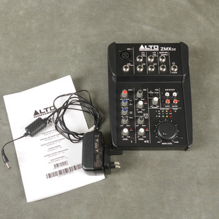 Alto ZMX52 Small-Format Mixer & PSU - 2nd Hand