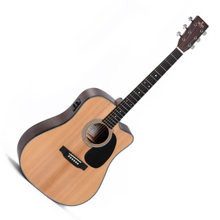 Sigma 1 Series DMC-1E Cutaway Electric Guitar - Natural