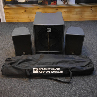 HK Audio LUCAS 600 PA System & Stands - 2nd Hand HK Audio LUCAS 600 PA System & Stands - 2nd Hand
