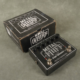 Electro Harmonix Metal Muff w/Top Boost FX Pedal w/Box - 2nd Hand