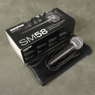 Shure SM58 Dynamic Microphone w/Box - 2nd Hand (111747) Shure SM58 Dynamic Microphone w/Box - 2nd Hand (111747)