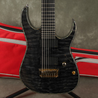 Ibanez Iron Label RGIX27FEQM - Trans Black w/Gig Bag - 2nd Hand