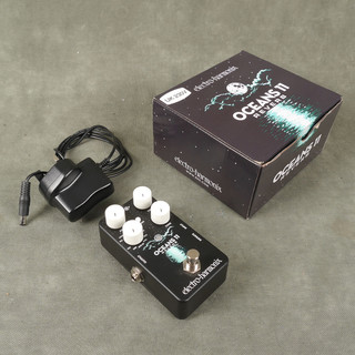 Electro Harmonix Oceans 11 Reverb FX Pedal w/Box & PSU - 2nd Hand