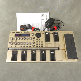 Boss GT-6 Multi FX Pedal w/PSU & Manual - 2nd Hand