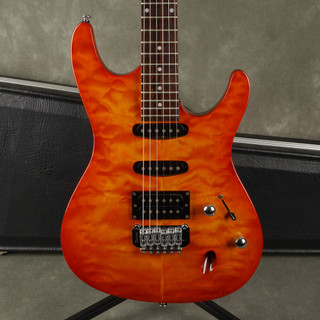 Ibanez SA Series SA160QM - Amber w/Hard Case - 2nd Hand