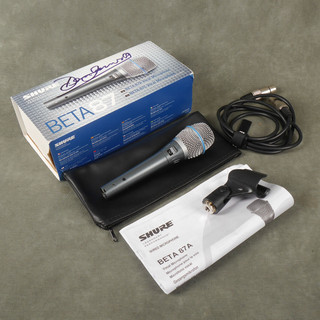 Shure Beta 87a Condenser Microphone w/Box - 2nd Hand Shure Beta 87a Condenser Microphone w/Box - 2nd Hand