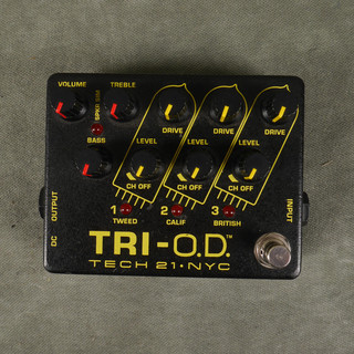 Tech 21 TRI-OD Overdrive & Amp Sim FX Pedal - 2nd Hand