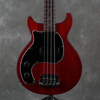 Gibson Les Paul DC Tribute Shortscale Bass - Left Hand - Worn Cherry - 2nd Hand