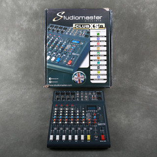 Studiomaster Club XS8 Mixing Desk w/Box - 2nd Hand Studiomaster Club XS8 Mixing Desk w/Box - 2nd Hand