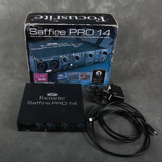 Focusrite Saffire Pro 14 Audio Interface w/Box & PSU - 2nd Hand Focusrite Saffire Pro 14 Audio Interface w/Box & PSU - 2nd Hand