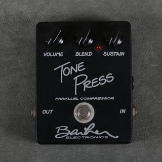 Barber Tone Press Compressor FX Pedal - 2nd Hand Barber Tone Press Compressor FX Pedal - 2nd Hand