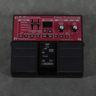 Boss RC-30 Loop Station Dual Track Looper FX Pedal - 2nd Hand