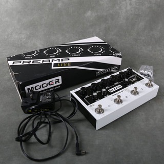 Mooer Preamp Live Digital Amp Modeller FX w/Box & PSU - 2nd Hand Mooer Preamp Live Digital Amp Modeller FX w/Box & PSU - 2nd Hand