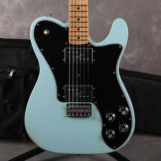 Fender Vintera Road Worn 70s Tele Deluxe - Daphne Blue w/Gig Bag - 2nd Hand