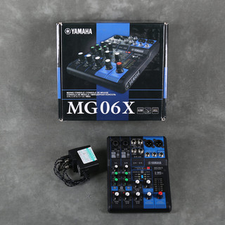 Yamaha MG06X Small Format Mixer w/Box & PSU - 2nd Hand (115694) Yamaha MG06X Small Format Mixer w/Box & PSU - 2nd Hand (115694)