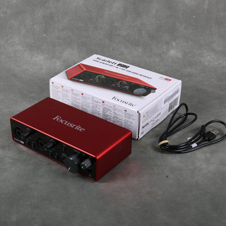 Focusrite Scarlett 2i2 Audio Interface w/Box - 2nd Hand Focusrite Scarlett 2i2 Audio Interface w/Box - 2nd Hand