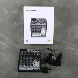 Behringer Xenyx 802 Mixing Desk w/Box & PSU - 2nd Hand Behringer Xenyx 802 Mixing Desk w/Box & PSU - 2nd Hand