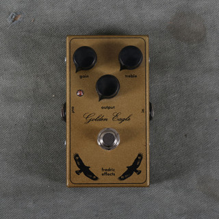 Fredric Effects Goden Eagle Overdrive FX Pedal - 2nd Hand Fredric Effects Goden Eagle Overdrive FX Pedal - 2nd Hand