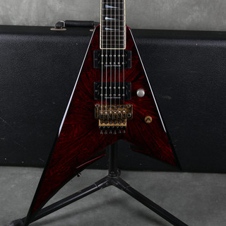 Jackson USA Custom Rhoads NAMM 2005 - Red Marbilizer w/Hard Case - 2nd Hand