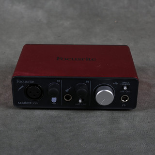 Focusrite Scarlett Solo Gen 1 Audio Interface - 2nd Hand Focusrite Scarlett Solo Gen 1 Audio Interface - 2nd Hand