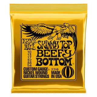 Ernie Ball Skinny Top Beefy Bottom Slinky Nickel Wound Guitar Strings, 10-54