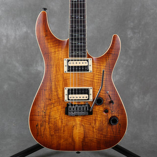 Schecter C-1 Exotic Spalted Maple - Satin Natural Vintage Burst - 2nd Hand