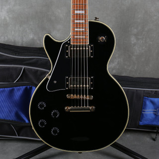 Epiphone Les Paul Custom Pro - Left Handed - Ebony - Gig Bag - 2nd Hand - Used