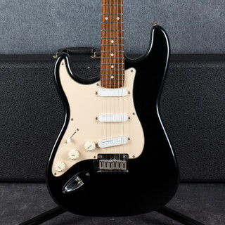 Squier 20th Anni Standard Stratocaster - Left Handed - Black - Case - 2nd Hand