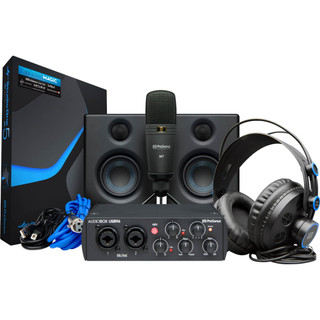 PreSonus AudioBox Studio Ultimate Bundle - 25th Anniversary Edition Black PreSonus AudioBox Studio Ultimate Bundle - 25th Anniversary Edition Black