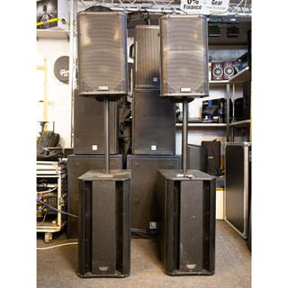 QSC K12 - Ksub - Full Active PA System with Poles **COLLECTION ONLY** - 2nd Hand