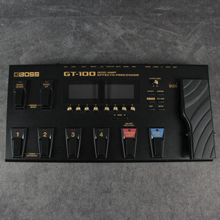 Boss GT-100 COSM Amp Effects Processor - Box & PSU - 2nd Hand Boss GT-100 COSM Amp Effects Processor - Box & PSU - 2nd Hand