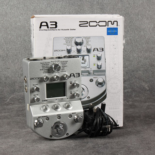 Zoom A3 Acoustic Guitar Preamp - Box & PSU - 2nd Hand