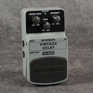 Behringer VD400 Vintage Analog Delay Effects Pedal - 2nd Hand (121776)