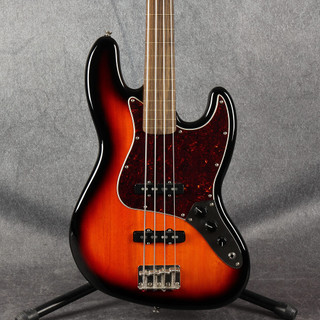 Squier Classic Vibe Fretless Jazz Bass - 3-Colour Sunburst - 2nd Hand