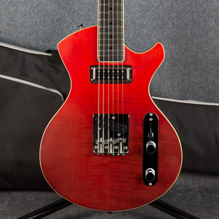 Stagg Silveray Custom Deluxe - Shading Red - Gig Bag - 2nd Hand