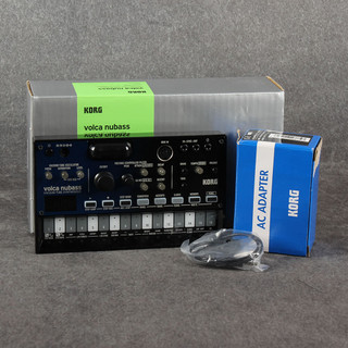 Korg Volca Nubass Vacuum Tube Synthesizer - Box & PSU - 2nd Hand Korg Volca Nubass Vacuum Tube Synthesizer - Box & PSU - 2nd Hand
