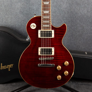 Epiphone Les Paul 1960s Tribute Plus - Black Cherry - Hard Case - 2nd Hand
