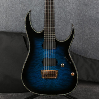 Ibanez Iron Label RGIX20FEQM-SBS - Sapphire Blue Sunburst - Gig Bag - 2nd Hand