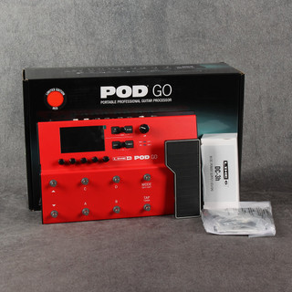 Line 6 POD GO - Limited Edition Red - Box & PSU - 2nd Hand