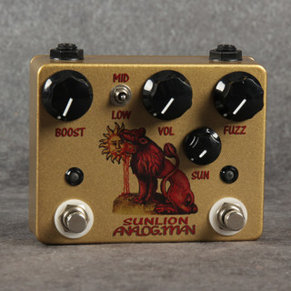 Analogman Sun Lion Fuzz Booster Pedal - 2nd Hand