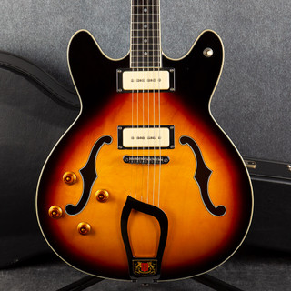 Hagstrom Viking P90 Left Handed - Tobacco Sunburst - Hard Case - 2nd Hand