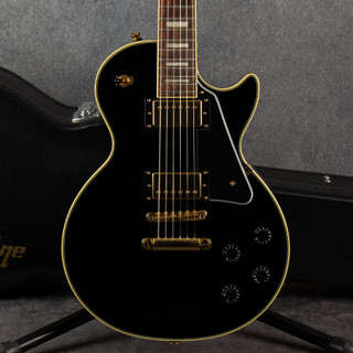 Epiphone Les Paul Custom Pro - Ebony - Hard Case - 2nd Hand