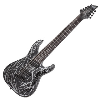 Schecter C-8 Multiscale Silver Mountain