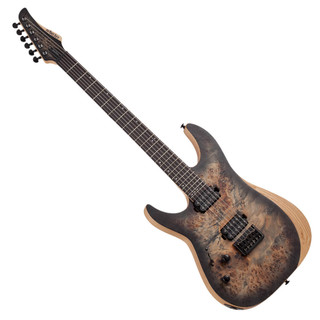 Schecter Reaper-6 LH - Charcoal Burst