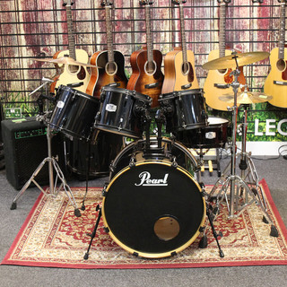 Pearl EX Export Series Drum Kit - Black **COLLECTION ONLY** - 2nd Hand Pearl EX Export Series Drum Kit - Black **COLLECTION ONLY** - 2nd Hand